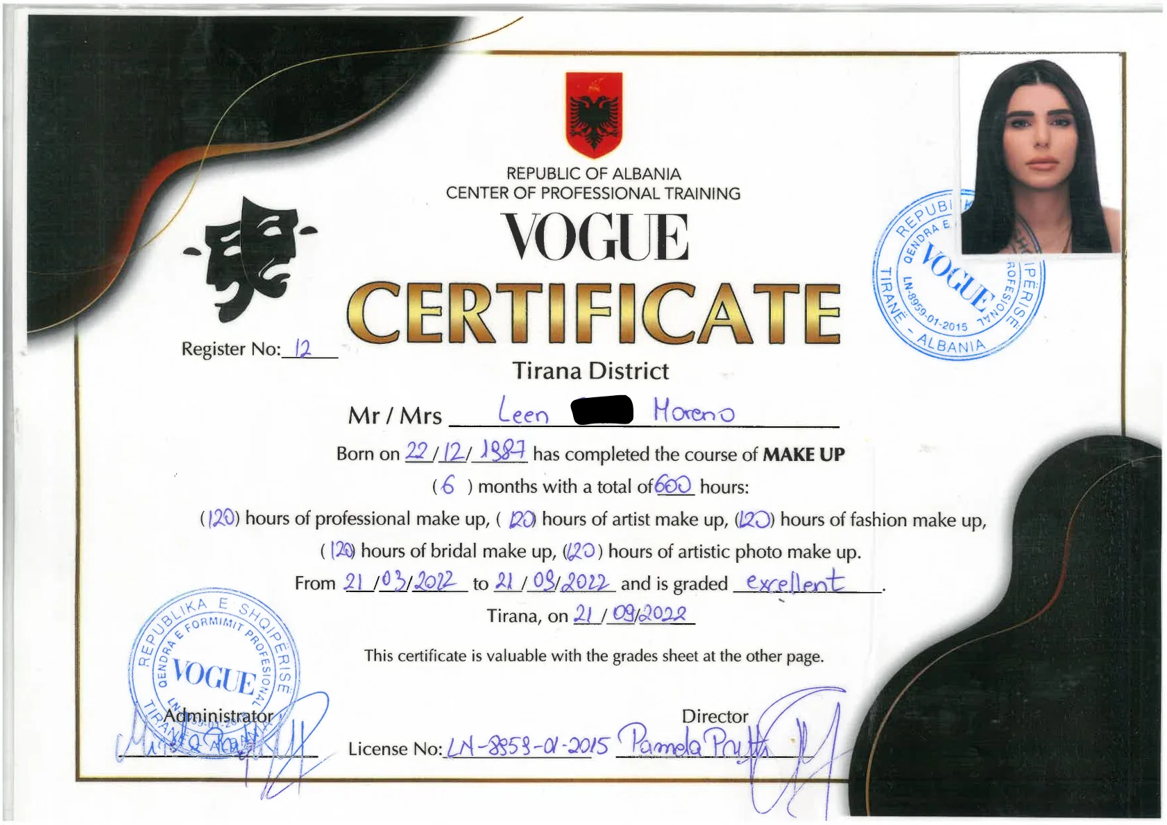 Republic of Albania Center of Professional Training